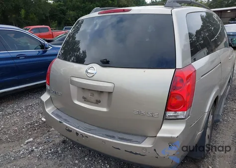 2004 Nissan Quest 3.5 Se из США, поврежденный, VIN 5N1BV28U84N352471
